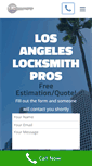 Mobile Screenshot of losangeleslocksmithpros.com