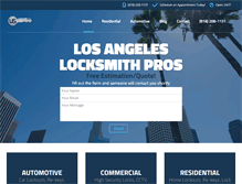 Tablet Screenshot of losangeleslocksmithpros.com